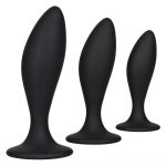 Silicone Anal Curve Kit (3 piece) - Black