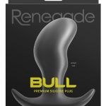 Renegade Bull Silicone Anal Plug - Small - Black