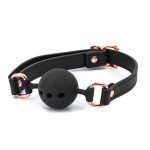 Bondage Couture Silicone Ball Gag - Black