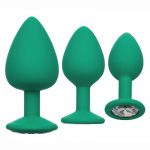 Cheeky Gems Silicone Anal Training Kit - Green