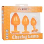 Cheeky Gems Silicone Anal Training Kit - Orange