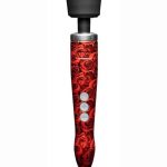 Doxy Die Cast Wand Plug-In Vibrating Body Massager Metal - Rose Pattern