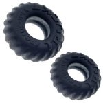 Oxballs Truckt Plus+ Silicone Cock Ring (2 pack) - Night Edition