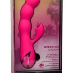 California Dreaming Oceanside Orgasm Rechargeable Silicone Clirotal Stimulator - Pink