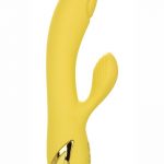 California Dreaming San Diego Seduction Rechargeable Silicone Rabbit Vibrator - Yellow