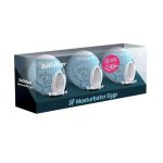 Satisfyer Masturbator Egg 3 Pack Set (Savage) - Blue