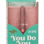 Naughty Bits You Do You Rechargeable Silicone Mini Massager - Green/Pink