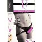 Strap u Double Charmer Silicone Double Dildo with Harness - Purple