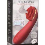 Bloomgasm Passion Petals 10X Rechargeable Silicone Rose Vibrator - Red