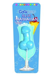 Candy Prints Blue Hawaiian Cocktail Sucker