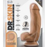 Dr. Skin Silicone Dr. Samuel Dildo with Suction Cup 7in - Caramel