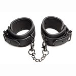 Master Series Kinky Comfort Wrist andamp; Ankle Cuff Set - Leather