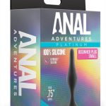 Anal Adventures Platinum Silicone Beginner Plus - Small - Black
