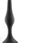 Anal Adventures Platinum Silicone Beginner Plus - Medium - Black