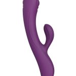 Bunny andamp; Clyde Rechargeable Silicone Rabbit Vibrator - Purple Rain