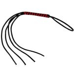 Prowler RED Heavy Duty Flogger - Black/Red