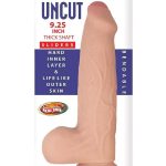 Realcocks Dual Layered Uncut Slider Thick Shaft Dildo 9.25in - Vanilla