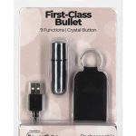 PowerBullet First Class Rechargeable Mini Bullet with Crystal - Silver