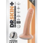 Dr. Skin Plus Posable Dildo 5in - Vanilla