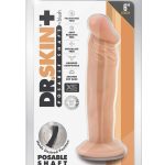 Dr. Skin Plus Posable Dildo 6in - Vanilla