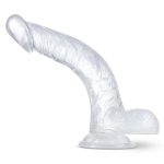 B Yours Diamond Luster Dildo 8.5in - Clear