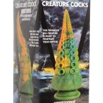 Creature Cocks Monstropus Tentacled Monster Silicone Dildo - Green/Yellow/Blue