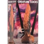 Creature Cocks Ravager Rippled Tentacled Monster Silicone Dildo - Red/Orange/Brown