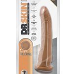 Dr. Skin Dr. Noah Silicone Dildo with Balls and Suction Cup 8in - Mocha