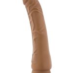 Dr. Skin Dr. Noah Silicone Dildo with Balls and Suction Cup 8in - Mocha