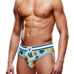 Prowler Autumn Scene Brief - Small - Blue/Orange