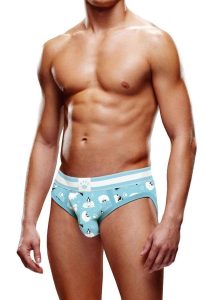 Prowler Winter Animals Brief - Small - Blue/White