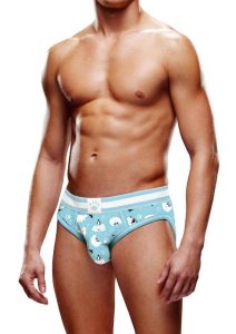 Prowler Winter Animals Open Brief - XLarge - Blue/White