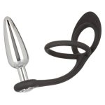 Star Fucker Slim Plug Silicone Dual Enhancer - Black