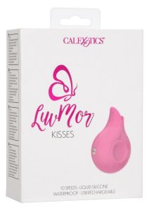 LuvMor Kisses Rechargeable Silicone Vibrator - Pink