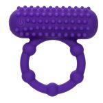 Silicone Rechargeable 5 Bead Maximus Couples Ring - Purple