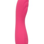 Liquid Silicone Pixies Ripple Rechargeable Vibrator - Pink