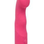 Liquid Silicone Pixies Ripple Rechargeable Vibrator - Pink