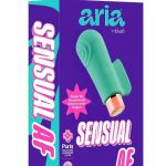 Aria Sensual AF Rechargeable Silicone Vibrator - Teal