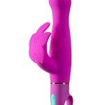 Aria Naughty AF Silicone Vibrator - Plum