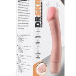 Dr. Skin Silicone Dr. Steve Vibrating Dildo 7in - Vanilla