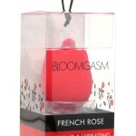 Inmi Bloomgasm French Rose Silicone Rechargeable Licking andamp; Vibrating Clitoral Stimulator - Red