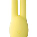 ME YOU US Wild Pleasure Ears Rechargeable Silicone Stimulator - Yellow