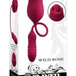 Wild Rose Rechargeable Silicone Clitoral Stimulator - Red