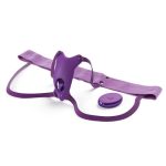 Fantasy For Her Ultimate Butterfly Silicone Strap-On with Remote Control - Purple