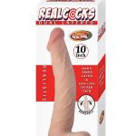 Realcocks Dual Layered Bendable Dildo 10in - Vanilla