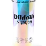 Dildolls Nightfall Silicone Dildo - Teal/Gold