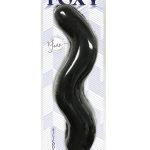 Foxy Silicone Fox Tail Butt Plug - Black