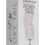 Foxy Tail Silicone Butt Plug - White