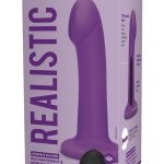 WhipSmart Remote Control Rechargeable Silicone G-Spot/P-Spot Dildo 7in - Purple