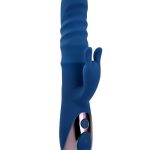 The Ringer Rechargeable Silicone Rabbit Vibrator - Blue